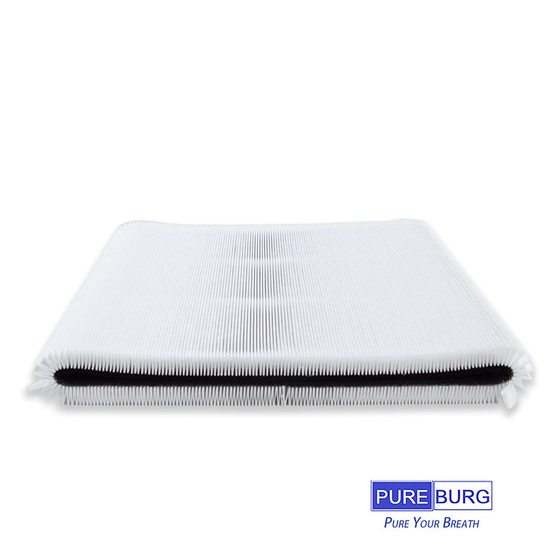 PUREBURG Replacement Filter Compatible with Nuwave OXYPURE HEPA 300 Air Purifier 47501 47502, 3-Pack H13 True HEPA & Activated Carbon 2-in-1 For Air Clean