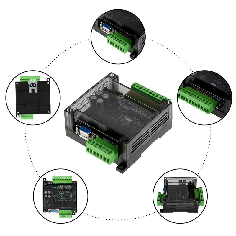 Programmable Logic Controller,PLC Controller DC24V FX1N-14MR Industrial Control Board PLC Programmable Logic Controller Relay Output