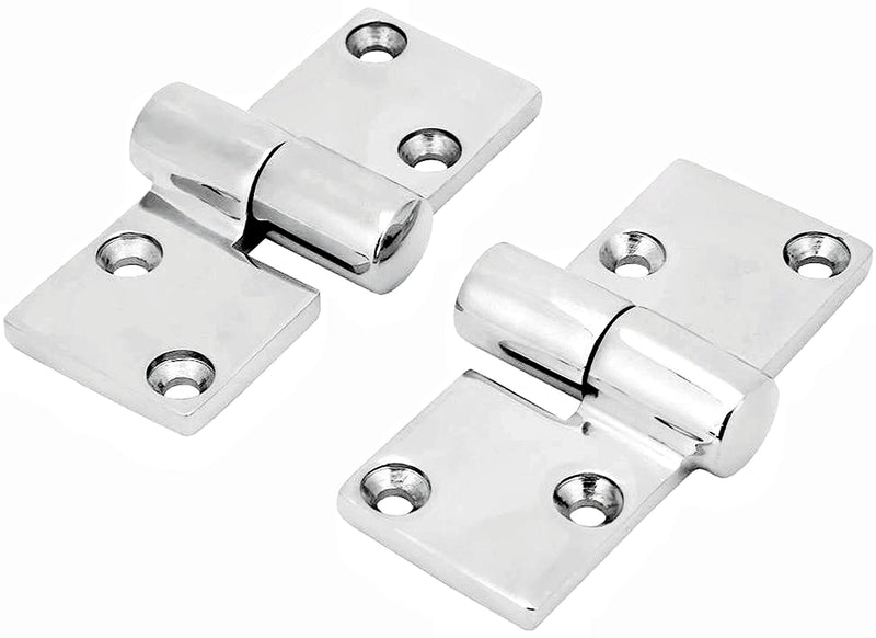 Pair of Take-Apart Hinge(Left and Right Each one)，Marine Grade Stainless Steel 316 Hinge Boat Deck Accessories W/Fasteners