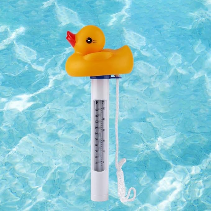 Water Thermometer, Floating Water Thermometer, Pool Water Thermometer, Shatter Resistant, Waterproof, Easy to Use, Lightweight, Quick Measurement, For Pools, Hot Springs, Fish, Baths, Mini Water Temperature - NewNest Australia