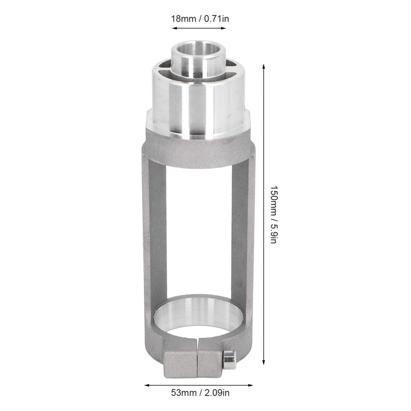 Yunseity Aluminium Alloy Mortising Attachment for Hand Drill/Drill Press, 38-43mm Diameter Hole Drill Bits for Wood, 1 Count
