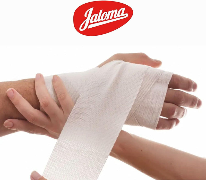 Jaloma Elastic Bandage, Comfortable Stretch Wraps to Support Injured Joints and Sprains, 3-Pack of 11.81", 3 Bandages White 11.81 " (3 Count) - NewNest Australia