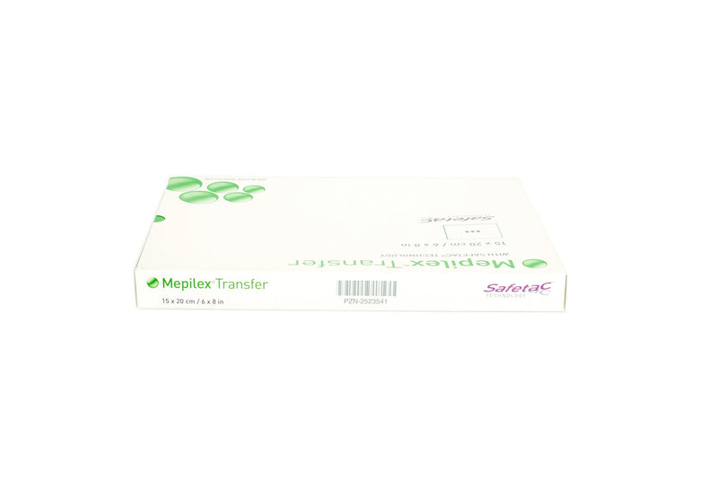 Mepilex 294899 Transfer Soft Silicone Exudate Transfer Dressing, 6" x 8" Size, Each Dressing