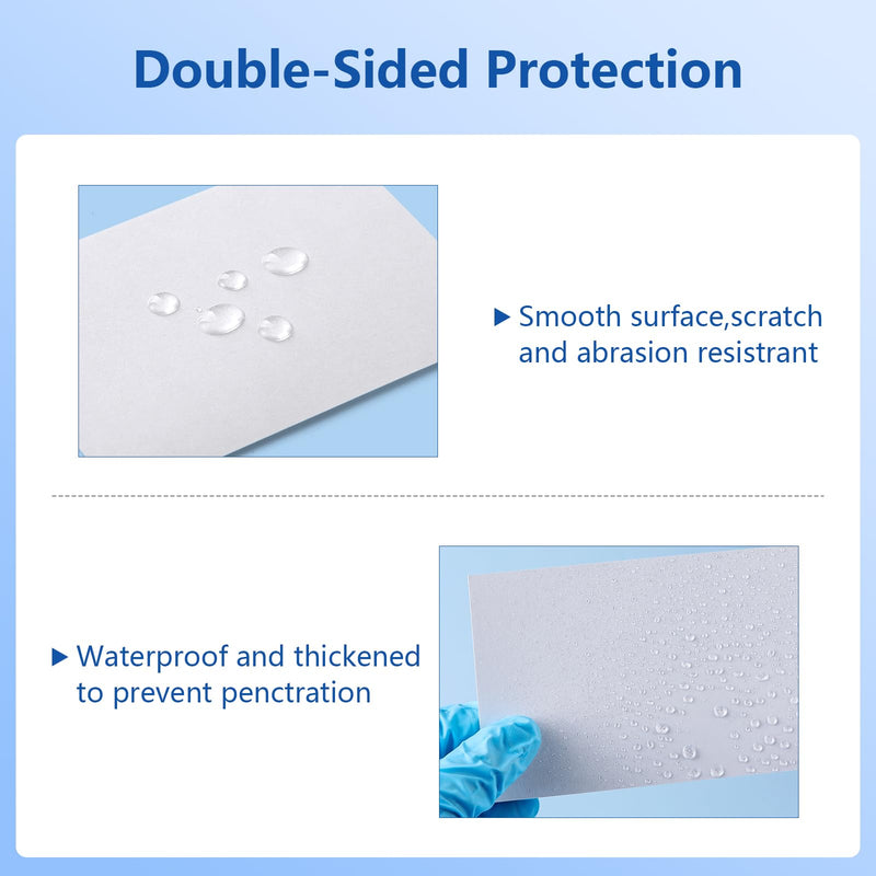 JMU 50 Sheets Dental Mixing Pads 3"x 3", 2 Sides Disposable Lab Mixing Papers, Small 3" x 3" (Small)