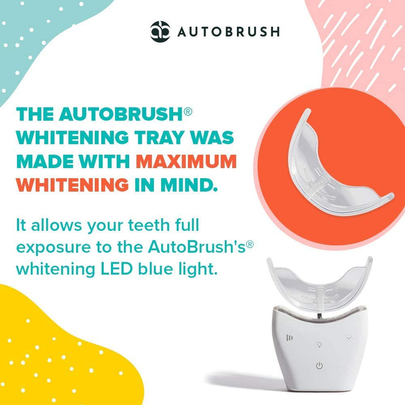 autobrush Teeth Whitening Tray Attachment Head, Compatible with autobrush Pro, Home Whitening System (Whitening Tray Only)