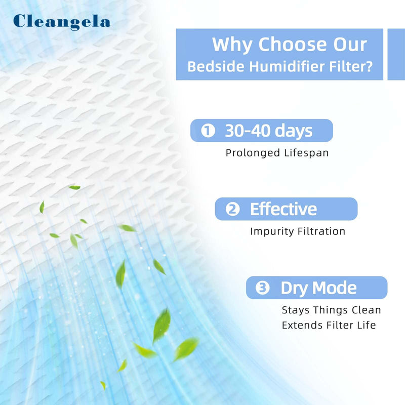 6 Pack WF813 Humidifier Filter Compatible with Equate Eqwf813 Eq-2119-Ul, Relion RCM-832 RCM-832N, ProCare PCCM-832N Cool Mist Humidifier Replacement Wick for Indoor Climate and Air Purification WF813-6 PCS