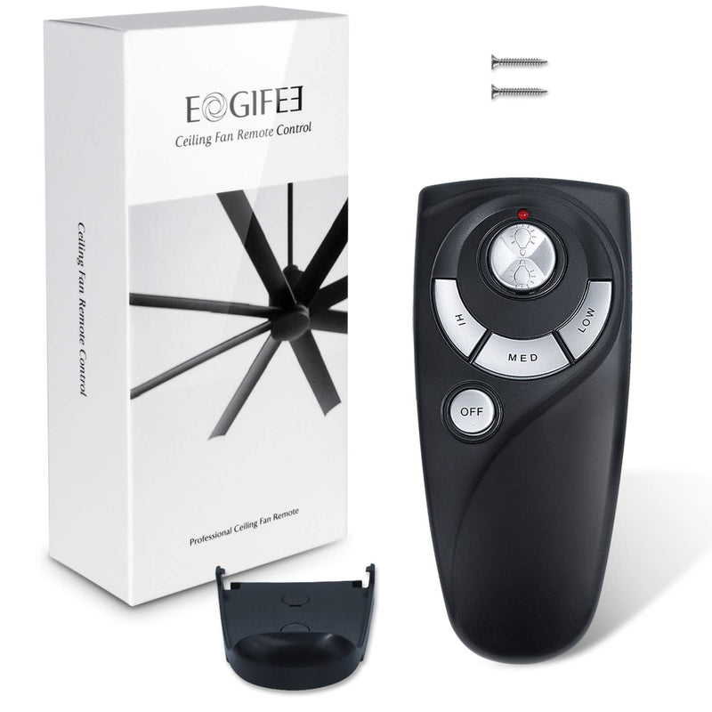 UC7083T Ceiling Fan Remote Control Replacement of Hampton Bay with Dim Light,3 Speed Control with Wall Mount Only Remote
