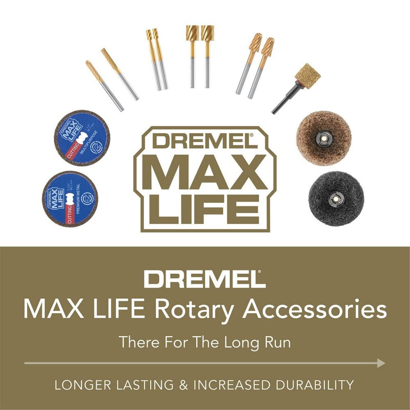 Dremel Max Life 115HP 5/16" (7.9mm) High Performance Rotary Carving Bit, 2-Pack 5/16"