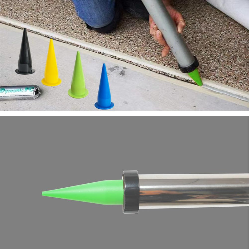 Plastic Caulk Nozzle Set, 8 PCS, 4 Colors
