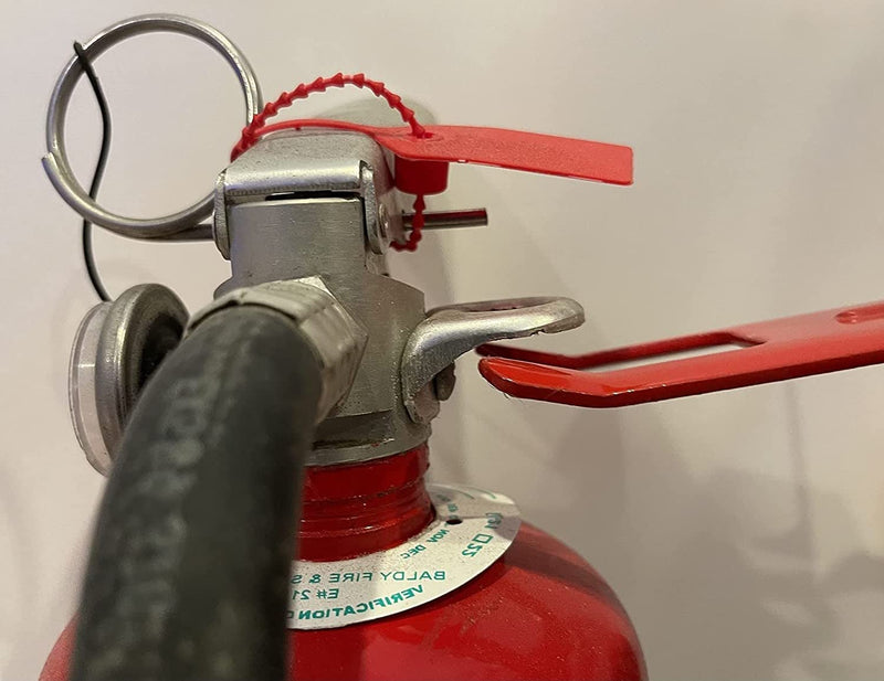 4 Pack Universal Fire Extinguisher Bracket, Fire Extinguisher Mounts & Brackets for 5 to 13 lbs, Universal for All Extinguishers with Valve Body Slots, Holder for Dry Chemical and Water Extinguishers