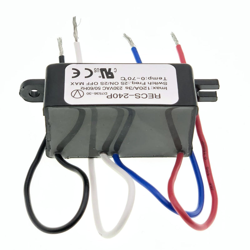 RECS-240P Intelligent Electronic Centrifugal Switch Oil Pump Motor Capacitor Starter for Air Compressor Centrifugal Switch 230VAC 50/60Hz 120A/3s Electronic starter centrifugal switch