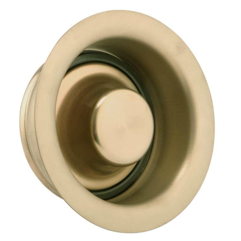 Artiwell Sink Garbage Disposal Flange and Stopper, Universal Flange Fit for 3-1/2 Inch Standard Sink Drain Hole, Kitchen Sink Replacement Accessories, Sink Garbage Disposer Kit (Champagne Bronze) Champagne Bronze