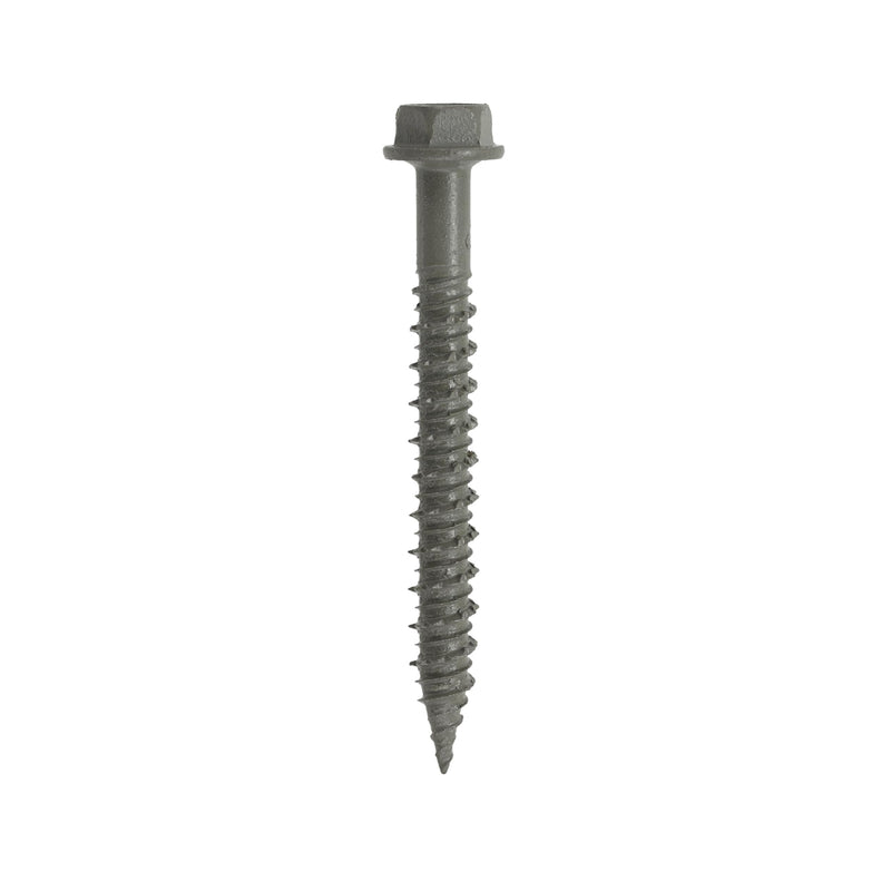 Power Pro Concrete Screw Anchors #410 Stainless Hex Washer (3/16" x 2-1/4") 50-Piece