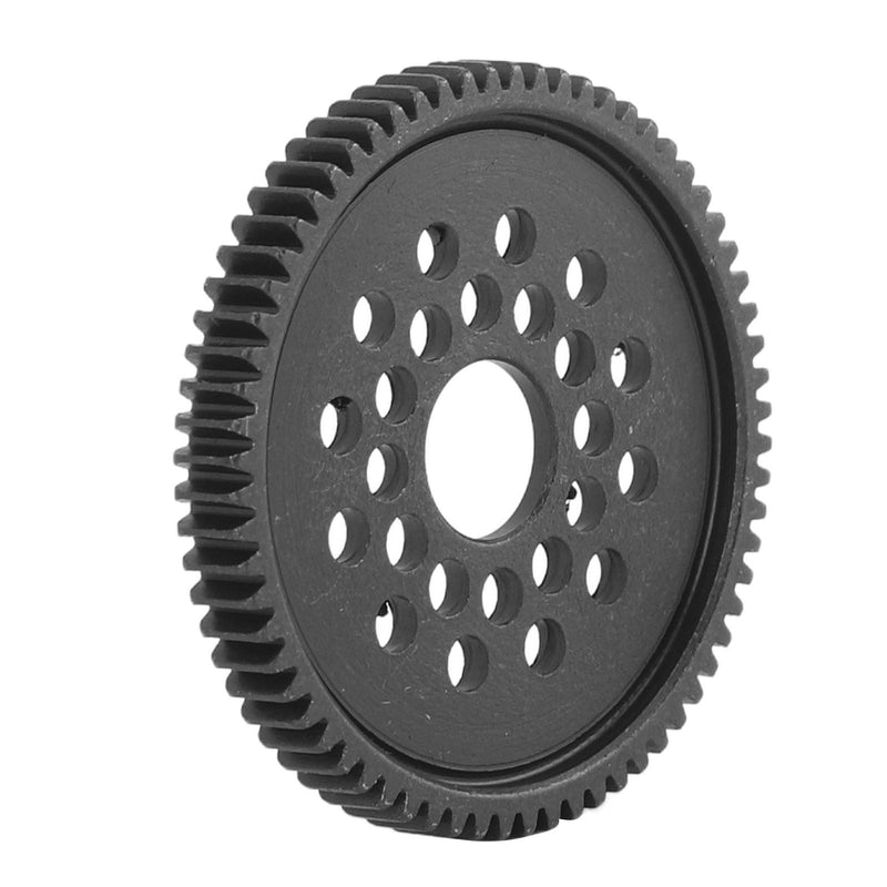 High Speed Spur Gear, Steel Metal Black Large Remote Car Spur Gear Pinion Conversion Kit For TAMIYA TT‑02 68T Upgrades Parts Accessories Steel Gear - NewNest Australia