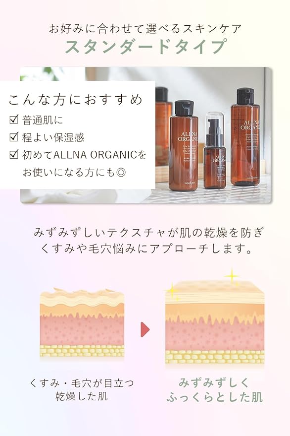Allna Organic Skin Lotion [Spot Treatment] [3 Types of Collagen + 4 Types of Hyaluronic Acid + 4 Types of Vitamin C + Ceramide] 1.6 fl oz (47 ml) - NewNest Australia