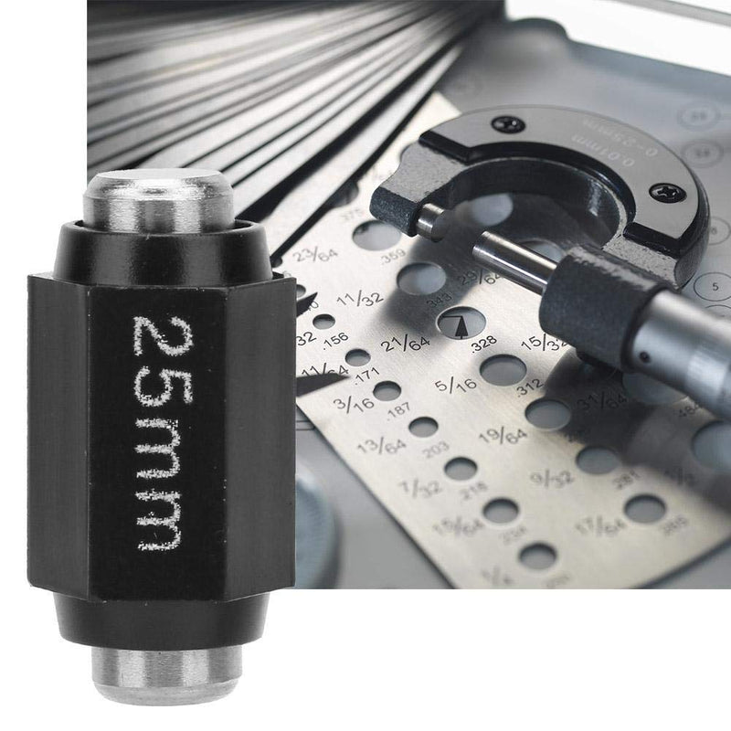 25mm Calibration Bar, Accurate Micrometer Calibration, Standard Caliper Calibration Block Rod Bar for Detection Revising Calibrating