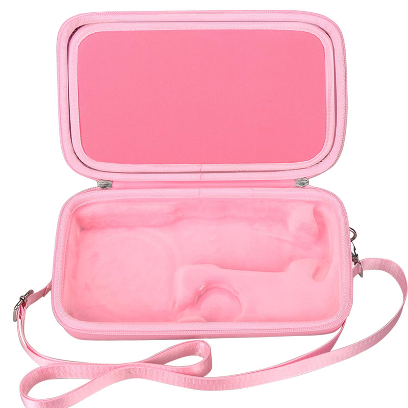 Mchoi Stethoscope Case with Grooved, Suitable for 3M Littmann Classic III Stethoscope, Extra Room for Medical Bandage, Scissors and LED Penlight, Pink, Case Only