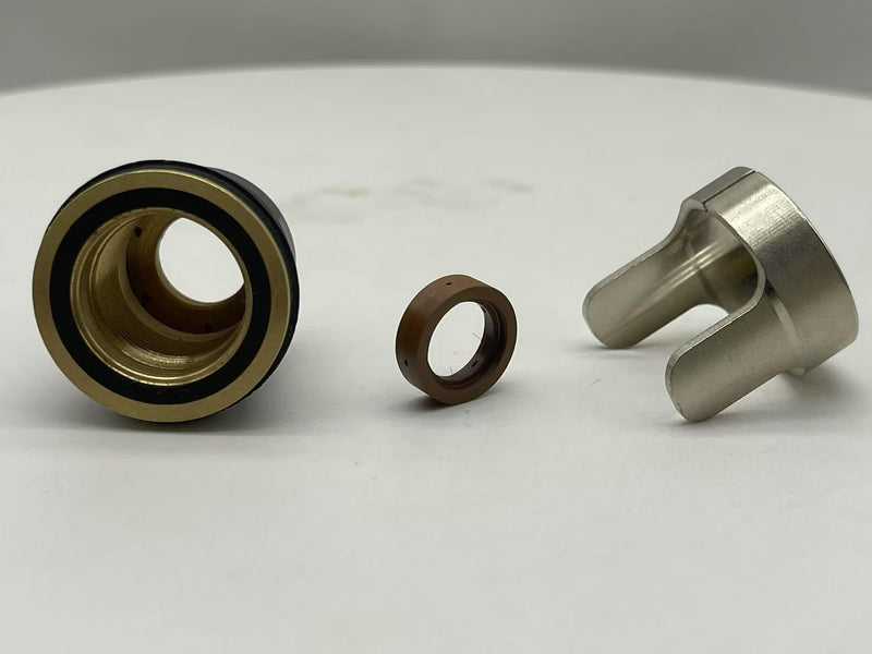 23Pcs IPT45 Consumables 56576 Electrode 56811 Nozzle Shield Spacer Swirl Ring Kit 45A Fit Harbor Freight Titanium 45A IPT45 TI-PC45 Torch PT45