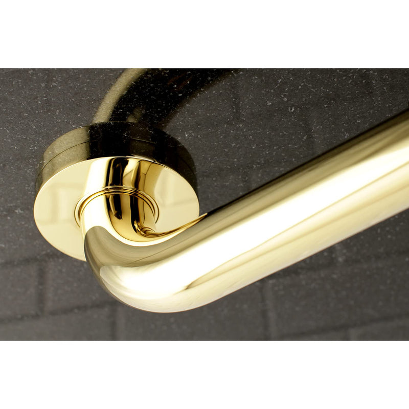 Kingston DR514122 x 1-1/4" O.D. Brass ADA Grab Bar, Polished Brass