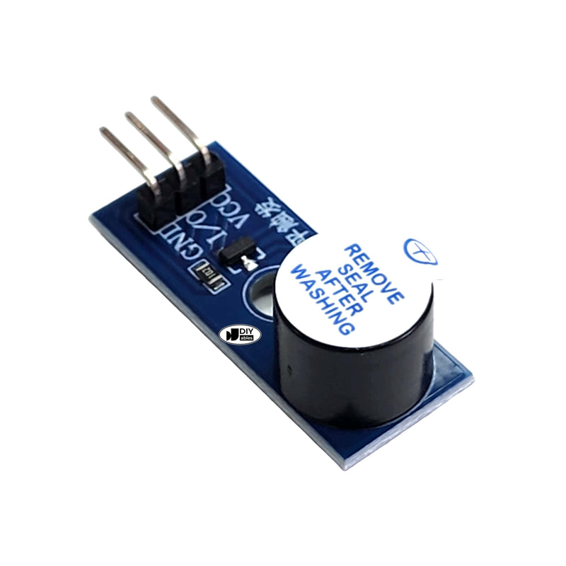 Piezo Buzzer Module, Active Buzzer for Arduino, ESP32, ESP8266, Raspberry Pi, 2 Pieces