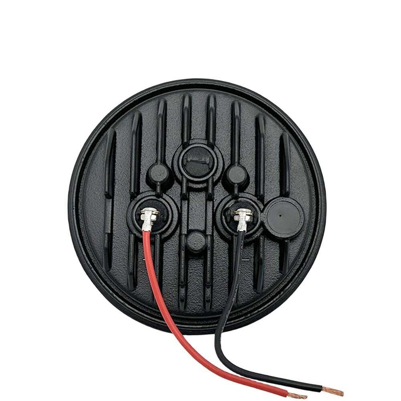 LED PAR36 Aviation Grade Aircraft Landing Light 4-1/2" 115mm DC 8-32V 2,000 Lumens White 6000K Spot Beam Narrow Beam IP67 LED Work Light for Aircraft Landing,Tractors,Taxi,Marine Spotlights