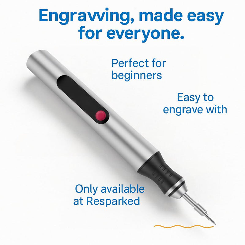 Engraver Engraving Pen Tool for Metal - Cordless Electric Etching Engraver Pen Kit for Wood Glass Stone Plastic All Materials