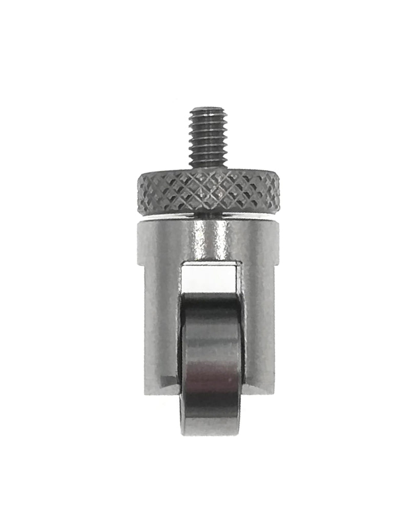 Roller Contact Point For Inch Dial Indicator Depth Gauge Tool 10mm Diameter Wheel 4-48 UNF Thread