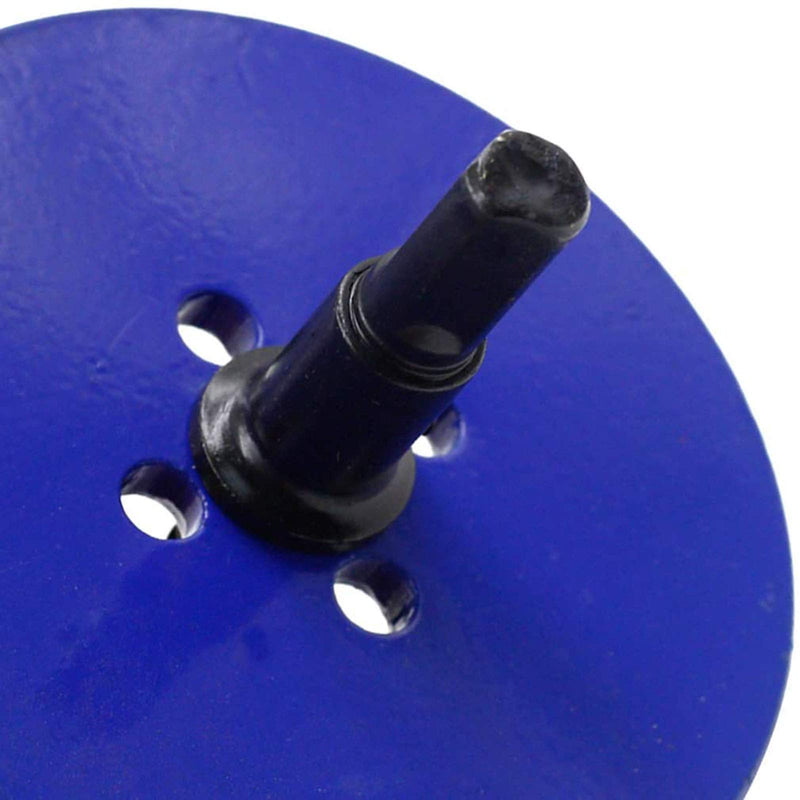 Luomorgo 4.25 inch 108mm Hole Saw, 1 1/4 inch Cutting Depth HSS Bi-Metal Hole Cutter with Hex Shank Drill Bit Adapter for Wood Cornhole Boards Plastic Drywall Fiberboard Blue 4.25" / 108mm