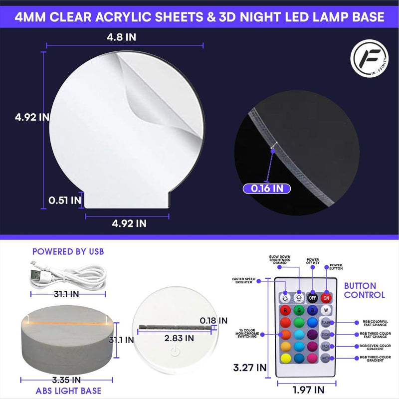 Lamp Table Personalized DIY Message Board Night Light - USB Powered with Erasable Pen and Remote Control - Customizable LED Writing Pad - Unique Present for Office, Room, or Desktop Decoration