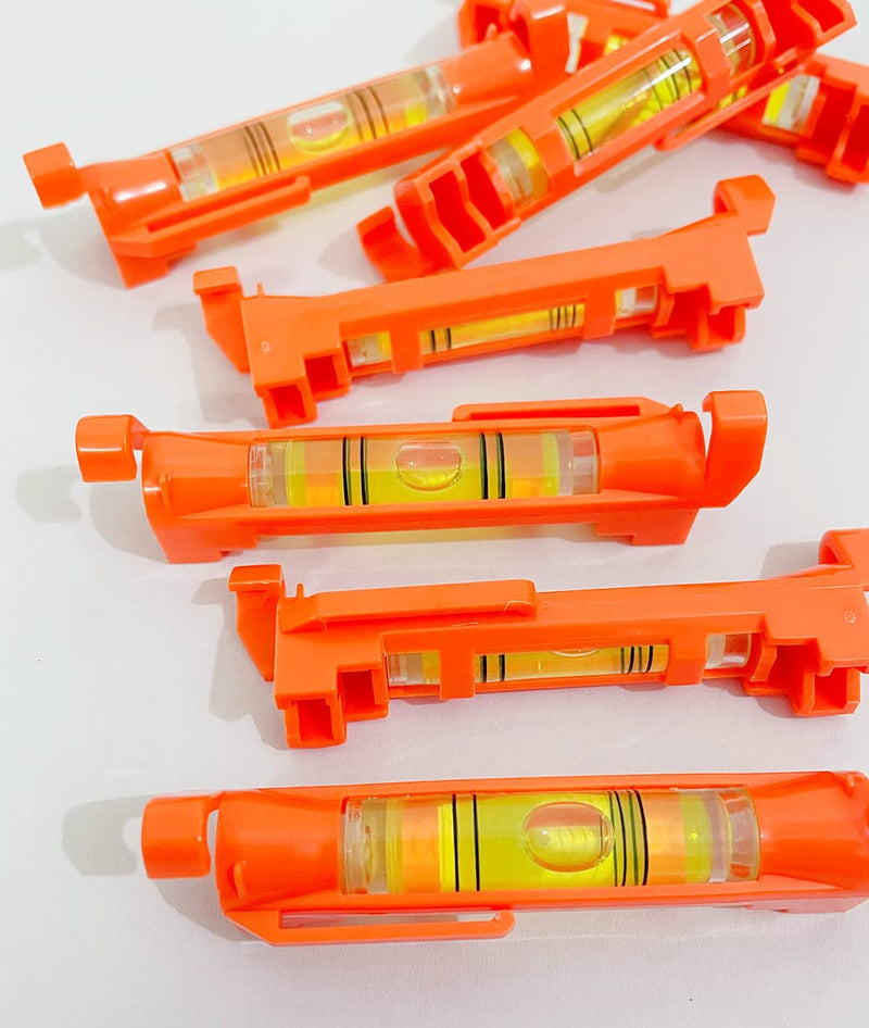 6x Hanging Bubble Line Level Tool Construction String Level Thread Level Small Horizontal Rope Bubble Spirit Levels for Leveling Ground, Brick Working, Building Trades, Surveying, Engineering