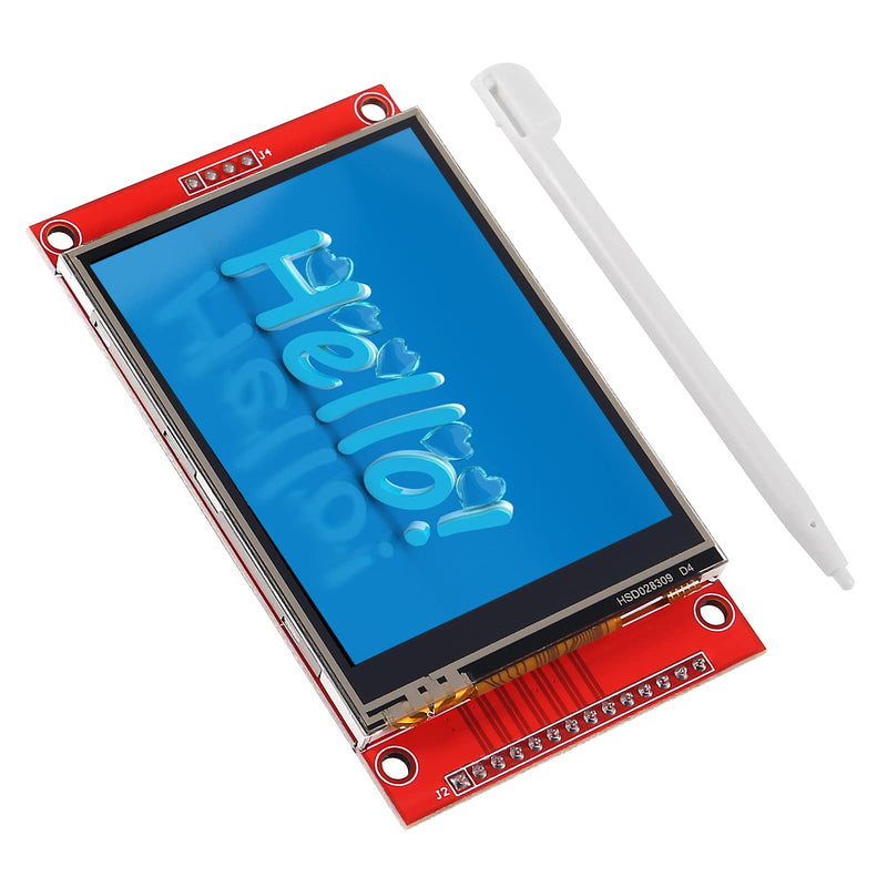DIANN 2.8" ILI9341 SPI TFT LCD Display Touch Panel 320x240 TFT LCD Touch Screen Shield 5V/3.3V STM32 Display Module SPI Serial with Touch Pen 2.8"