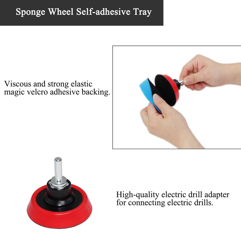 Car Foam Polishing Buffing Kit, Polishing Buffing Pads, Wool Pads, Polishing & Buffing Wheels,for Headlights & Body Foam Wax & Buffer Kits (44) 44