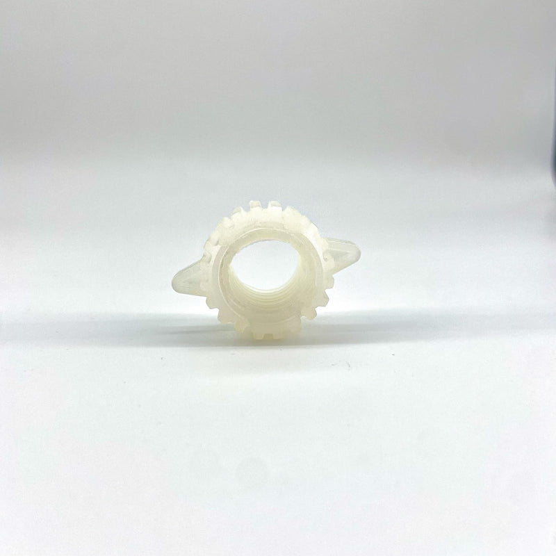 WP777533 Trunnion Nut Replaces 777533 749059 14210387 2869 Replacement Power Nut for Trash Compactor Ram Drive Screw,White(1 Pack)