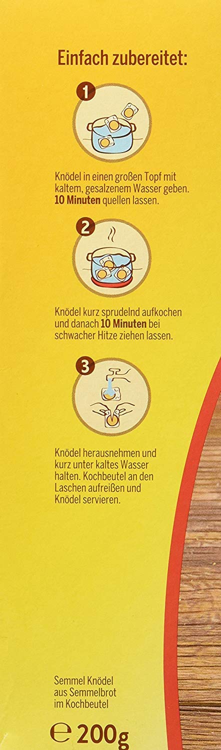 Pfanni Semmel KnÃdel der Klassiker 6 pcs