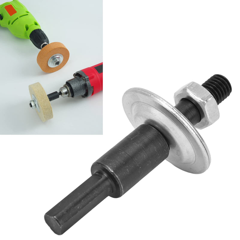 Garosa Drill Arbor Adapter Converts Drill to Grinder Firmly Fix Grinding Wheel Stainless Steel Carbon Steel Easy Installation Works with Various Sizes (8.3mm handle connecting rod) 8.3mm handle connecting rod