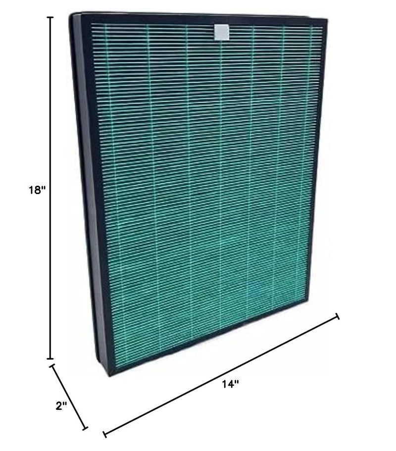 Filter Compatible with Brondell Revive PR50-B/PR50-W Air Purifier 2