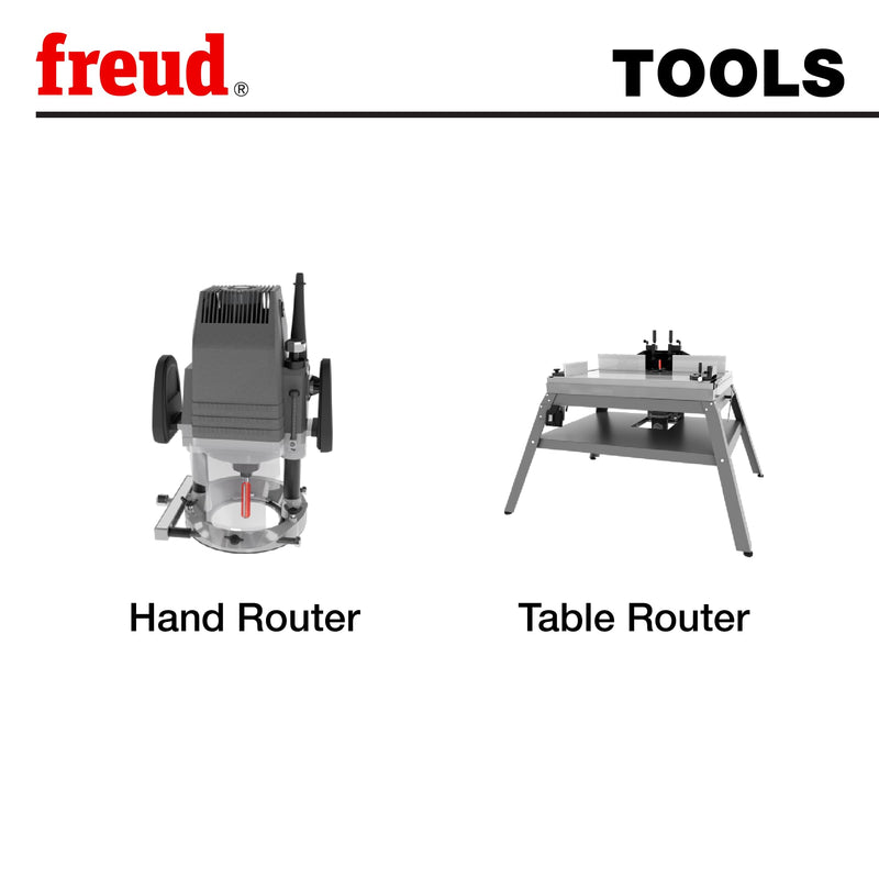 Freud 36-119: 3/16" Radius Beading Bit with 1/2" Shank