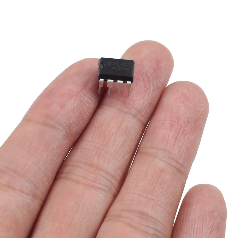 60pcs NE555 Timer IC Instruments NE555P IC Single Precision Timer 8-Pin DIP Sockets