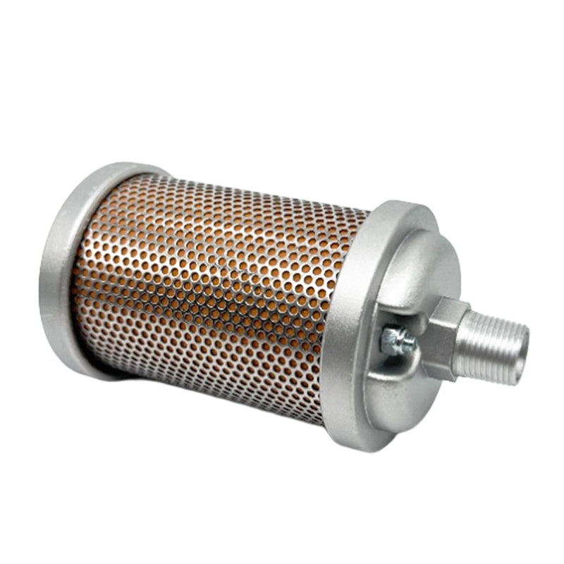 M00 Air Compressor Muffler 3/8" NPT Male, Air Exhaust Silencer for Dryer Compressor Air Pump, Compressed Air Equipment and Systems, 145 PSI