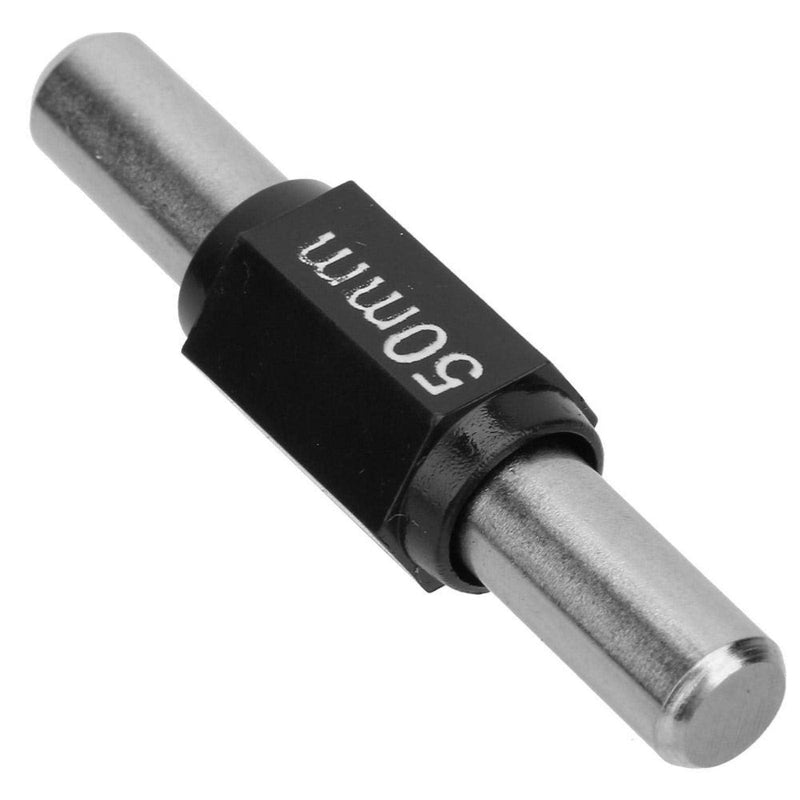 Standard Caliper Calibration Block Stainless Steel Outside Micrometer Reference Rod Gauge Accessories for Calibrating Micrometers(50mm / 1.97in) 50mm / 1.97in
