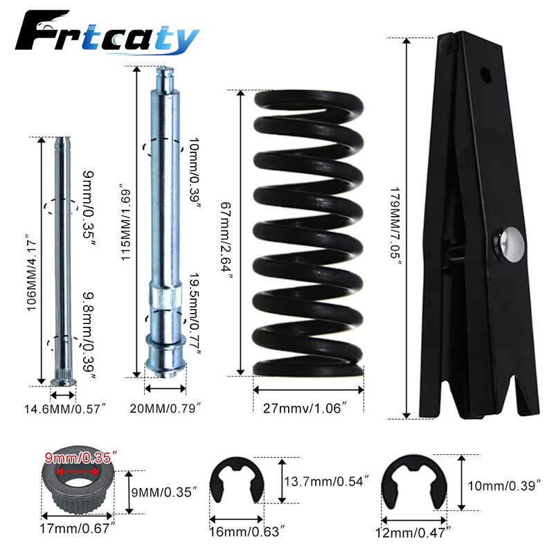 Door Hinge Repair Kit with Spring Tool - Compatible with 94-04 Chevrolet Door Roller pin Hinge with Tools and Springs 94-04 Chevrolet 23pcs