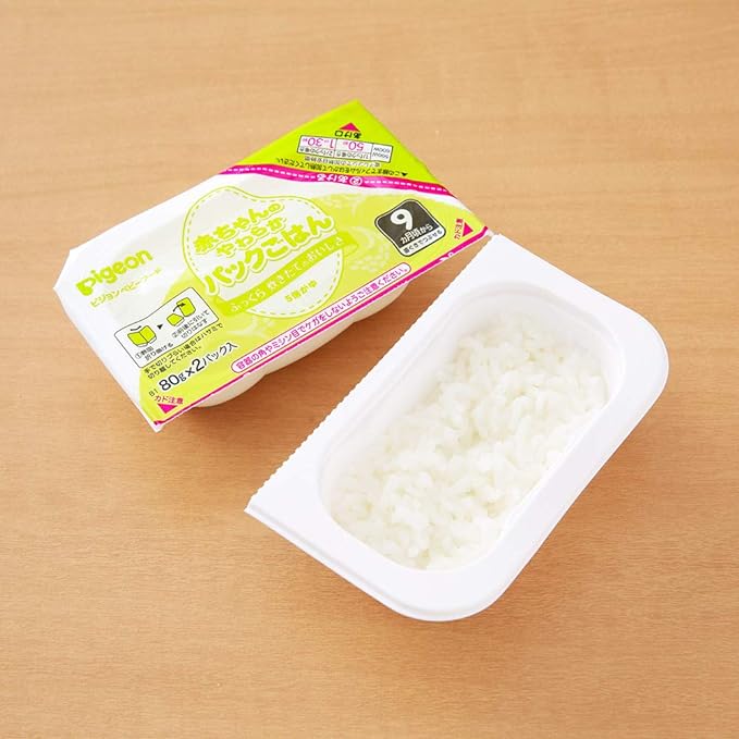 Pigeon (Case Sale) Baby Soft Pack Rice, 9 Months x 48 Packs - NewNest Australia