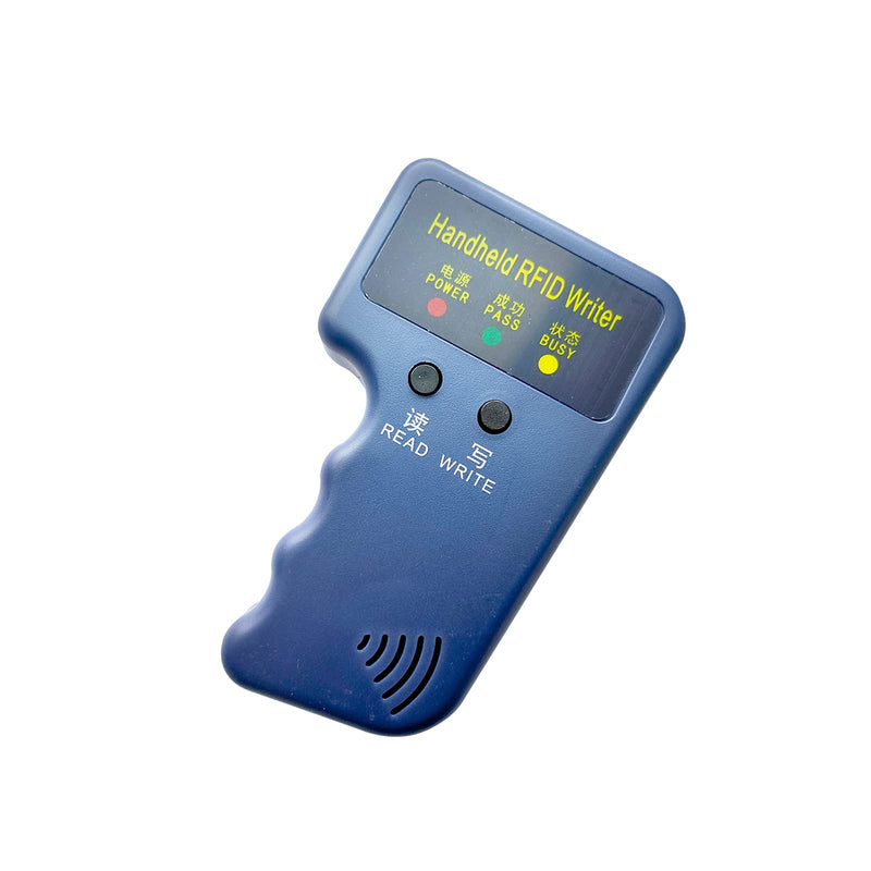 Handheld 125khz Copier RFID Smart ID Card Duplicator Used for T5577 or EM4305+5pcs NO.2T5577 Keychains +5 T5577 Cards
