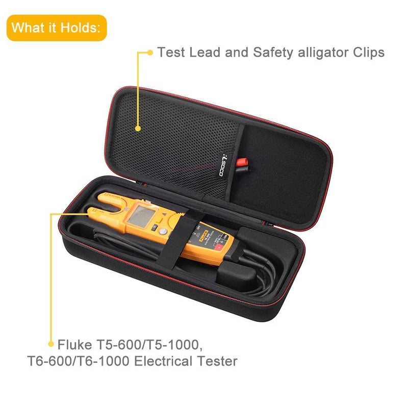 RLSOCO Hard Case for Fluke T5-600/T5-1000/T6-600/T6-1000/T6-1000 PRO Electrical Voltage, Continuity and Current Tester Fluke T5、T6