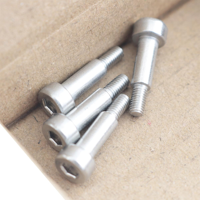 4pcs 304 Stainless Steel Hex Socket Shoulder Bolt M3 Thread 5mm Shoulder Dia 10mm Shoulder Length for Textile, Hydraulic, Injection Molding and Machinery Industries