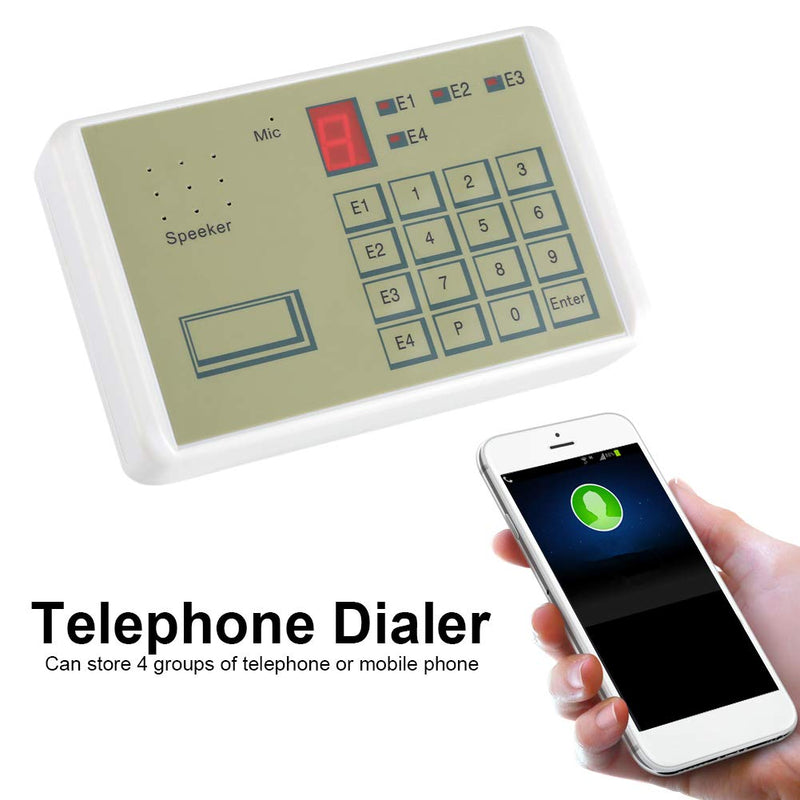 Dialer Alarm, Wired Telephone Voice Auto dialer Burglar Security House Alarm System