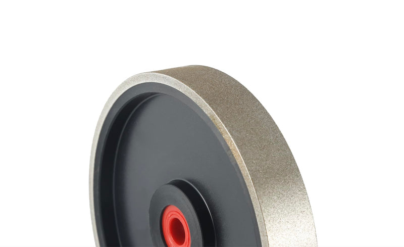 CBN Grinding Wheel with 6 inch, Plastic Body,Adjustable Bore,1'' Wide, Suitable for high-Speed Steel,for All Kinds of 6 inch Bench Grinders(150 Grit) 150 Grit