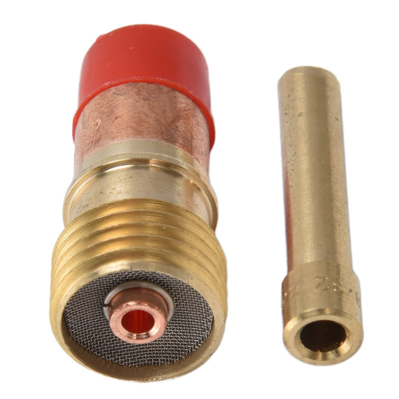 4Pcs Gas Lens Kit for Welding Torch Accessories with Collet Body Compatible with Common