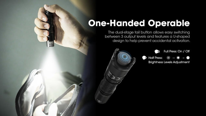 Nitecore MT1A Pro 800 Lumen EDC Flashlight Penlight, Compatible with 1x AA Battery. USB-C Rechargeable, Including NitecoreS Sticker