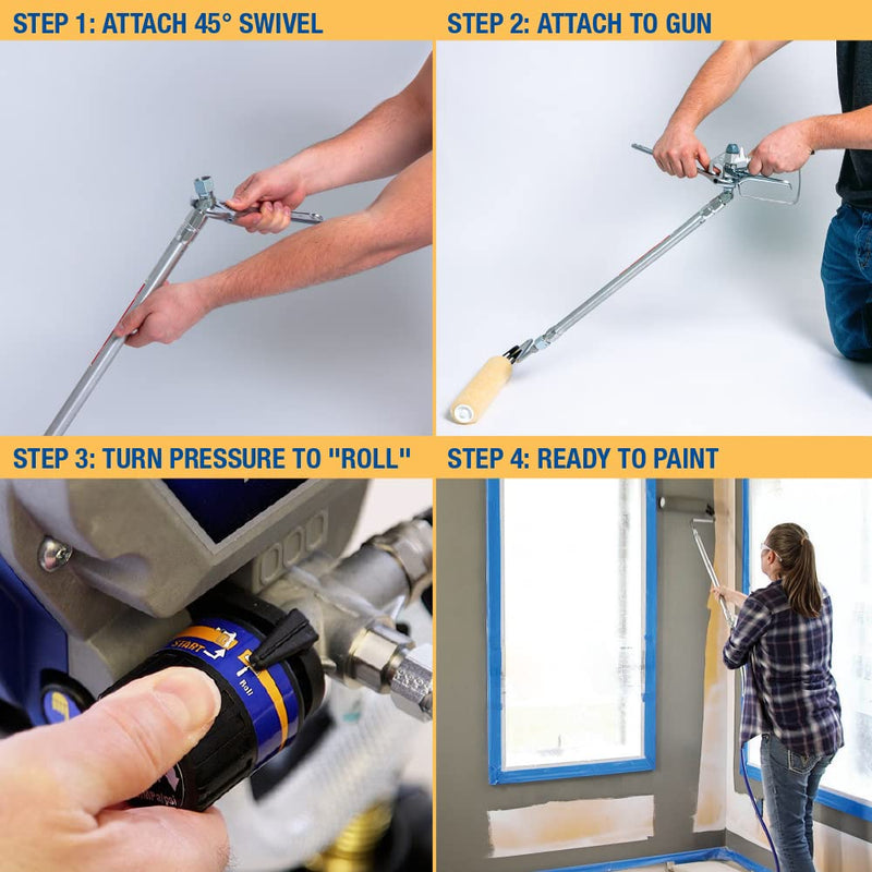 Graco Pressure Roller Kit for Airless Sprayers, 9-Inch